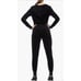 Good American Hooded Velour Jumpsuit