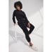 Good American Hooded Velour Jumpsuit