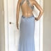CAMILLE LA VIE FORMAL BEADED LIGHT BLUE GOWN PROM WEDDING DRESS SIZE 8