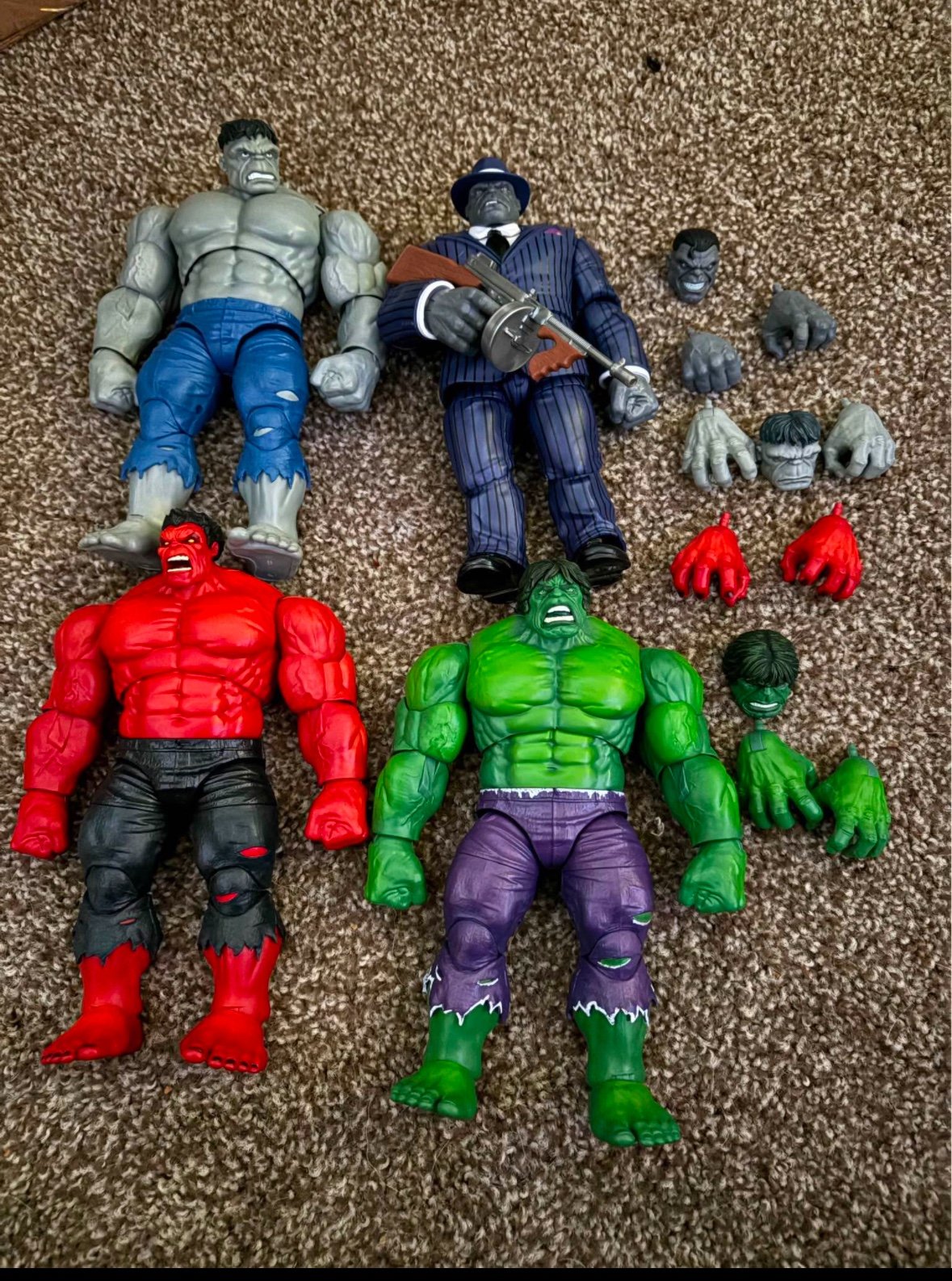Marvel legends hulk lot (20th anti hulk sold)