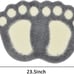 Big Feet Bathroom Non-Slip Mat Rug 16x24