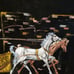 Roman Chariot Oil Painting Art on Velvet