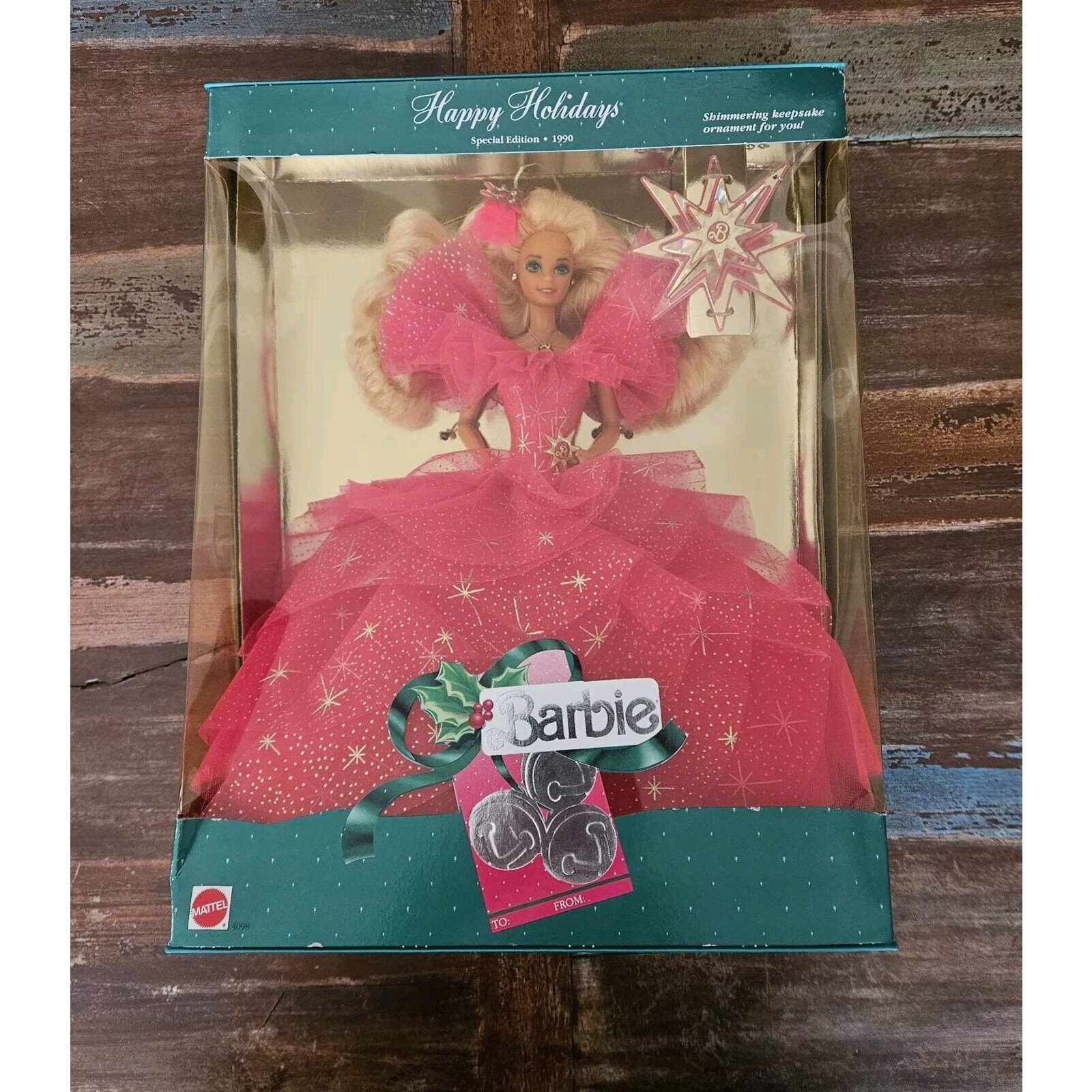Happy Holidays Vintage Barbie Doll Special Edition 1990 Mattel #4098 NRFB *Read*