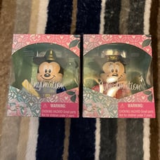 Disney Vinylmation Tokyo Japan Disneyland Hinamatsuri Mickey Minnie Rare LE New