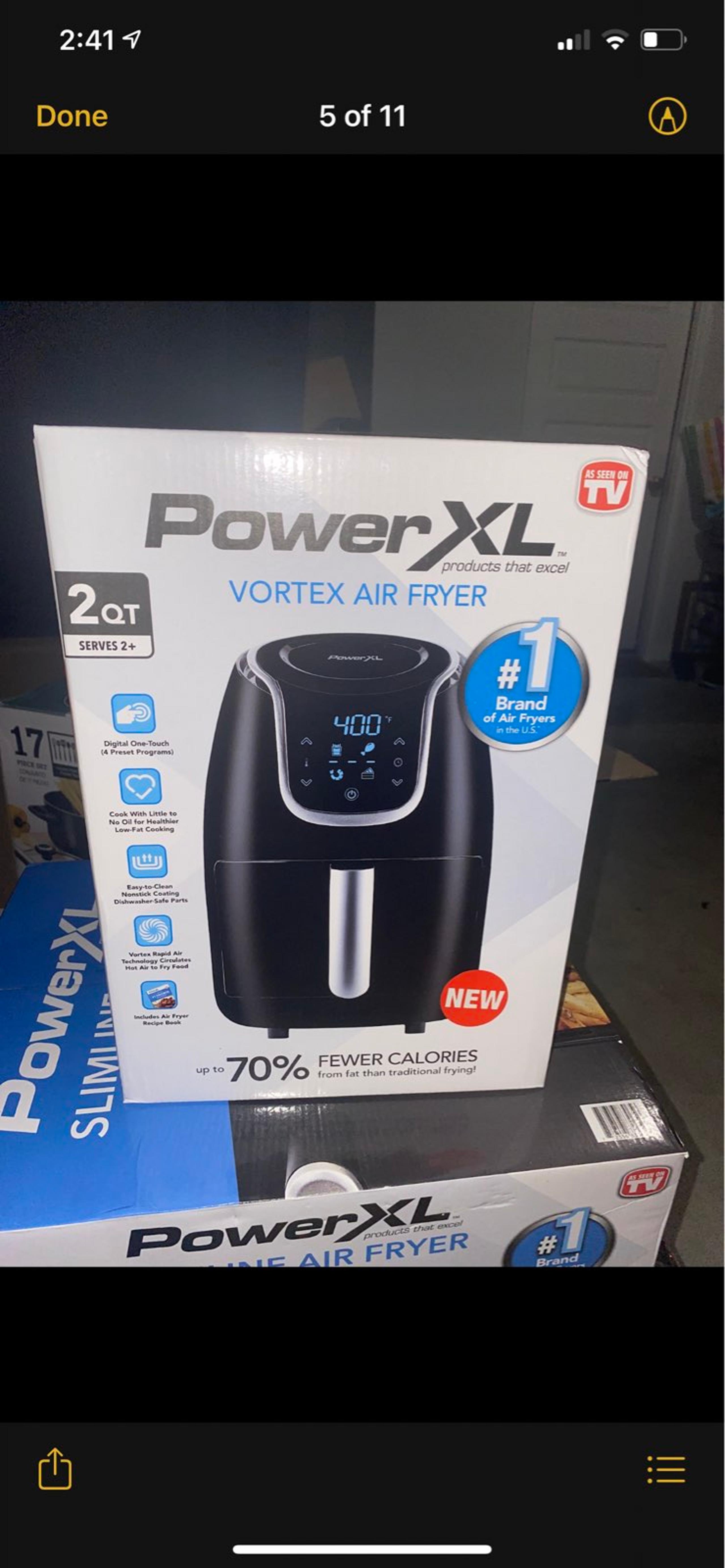 PowerXL Air Fryer Vortex - Multi Cooker with Roast, Bake, Food Dehydrator, Rehea