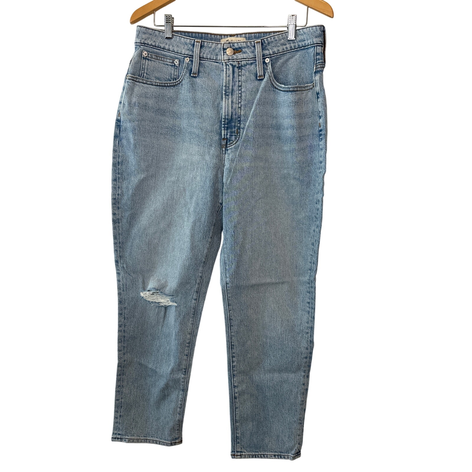 Madewell NWT The Curvy Perfect Vintage Crop Denim Jeans Size 32