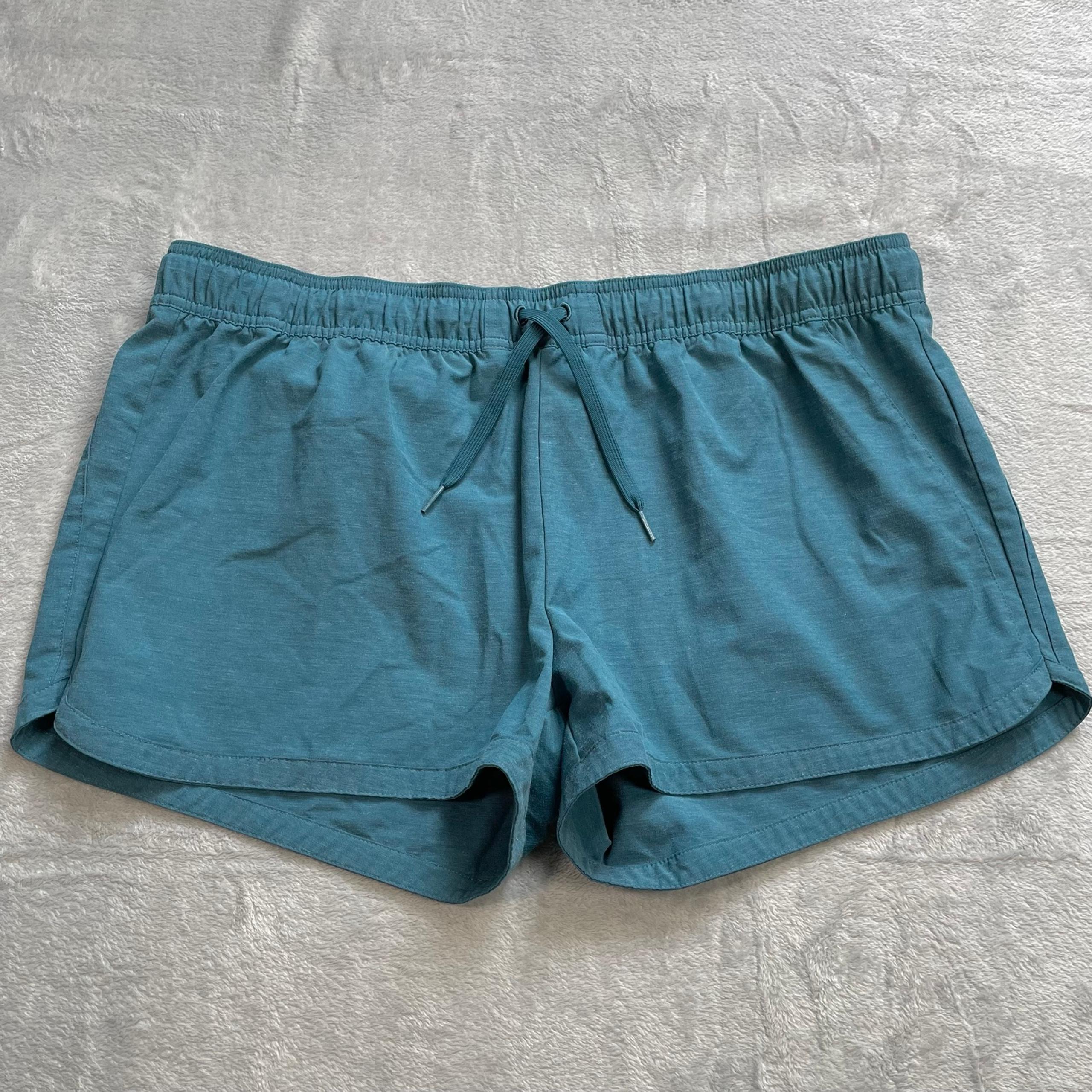 Prana Shorts XL Womens Mariya Beach Board Surf UPF Teal Athletic