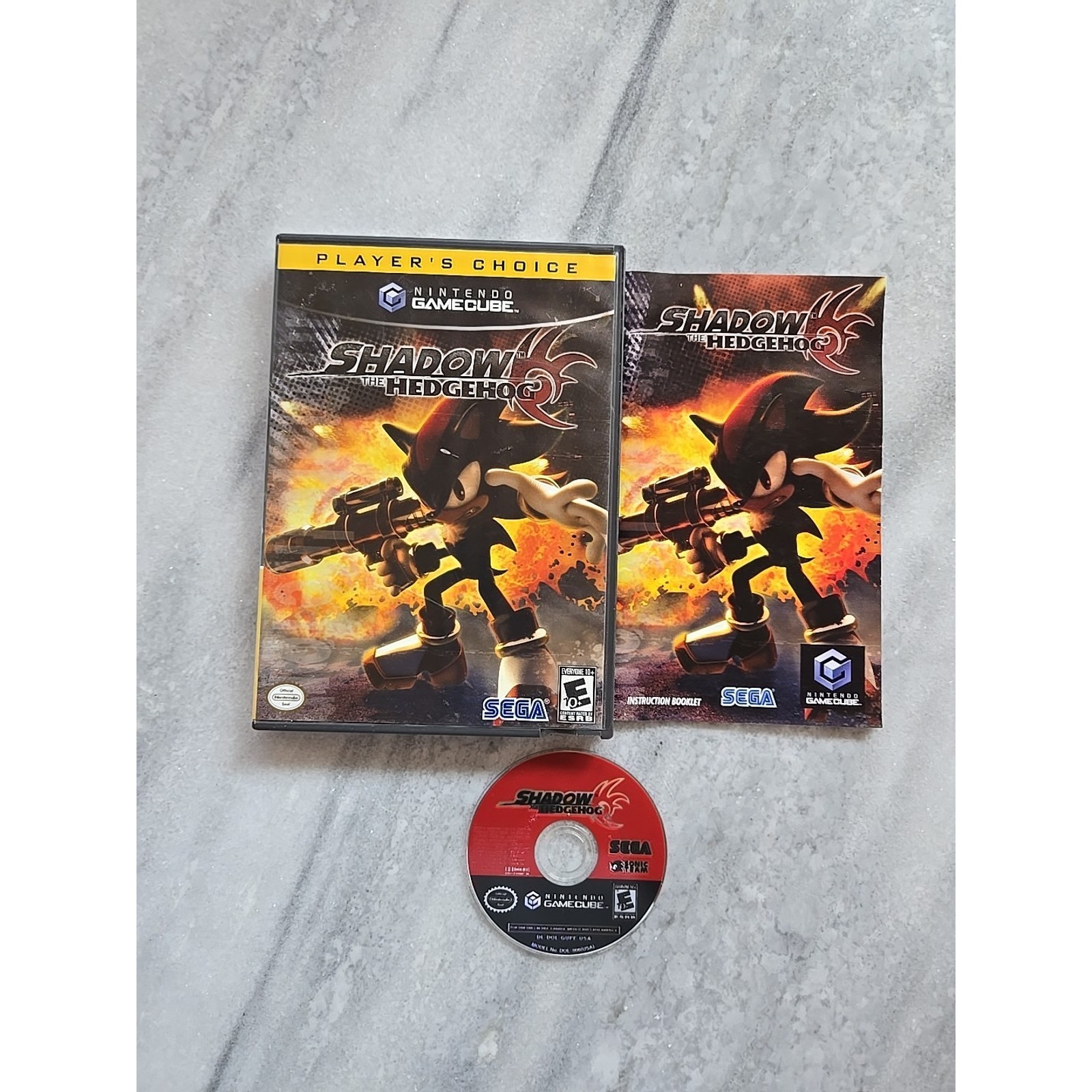 Shadow the Hedgehog (Nintendo GameCube, 2005) CIB Great Shape