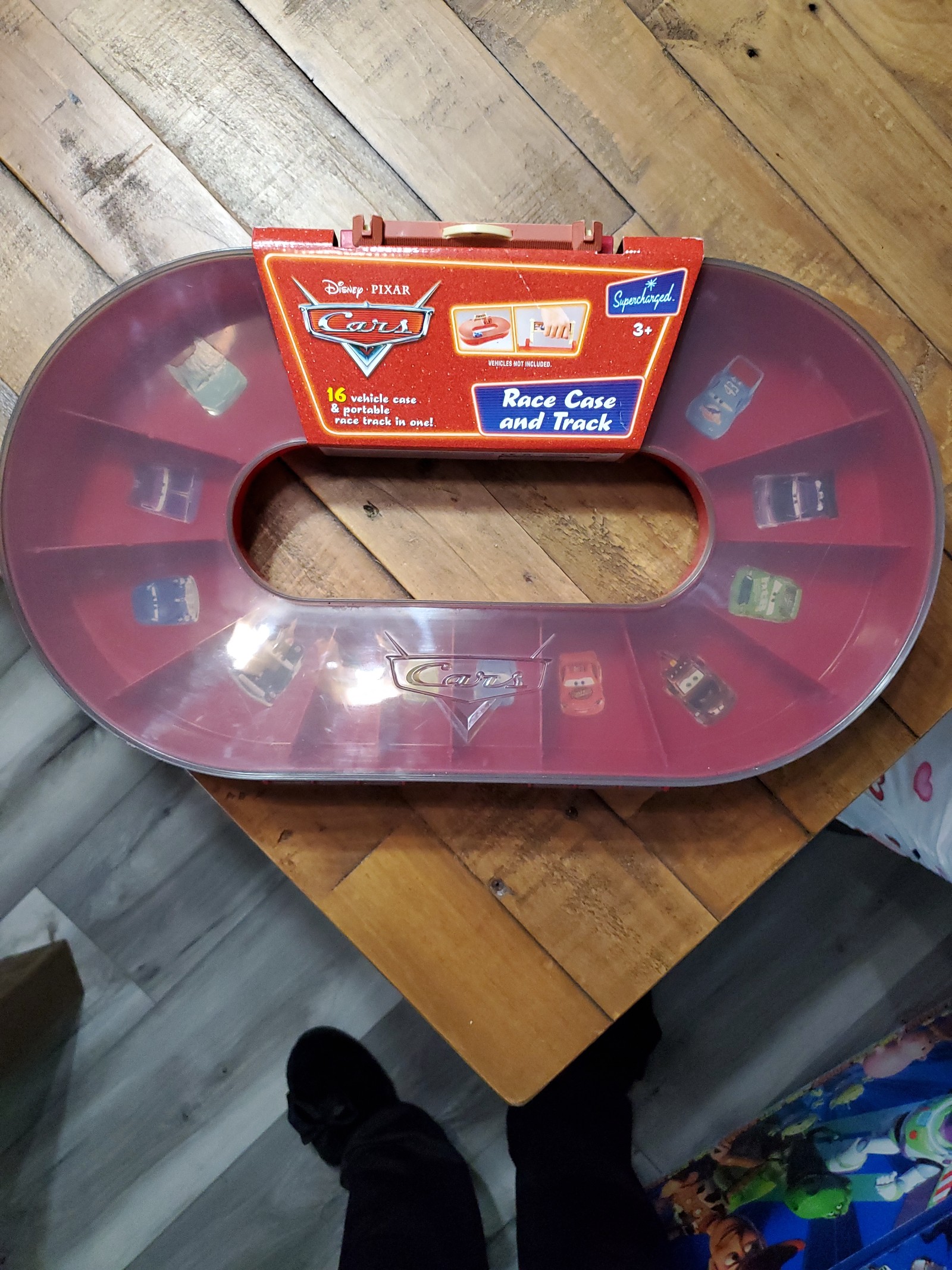 Disney Pixar Cars Race Case and Track