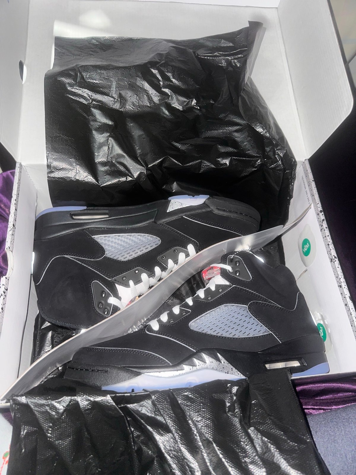 Air Jordan 5s Black Metallic Reimagined