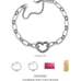 Authentic James Avery Changeable Heart Charm Bracelet Sterling Silver Sz Large