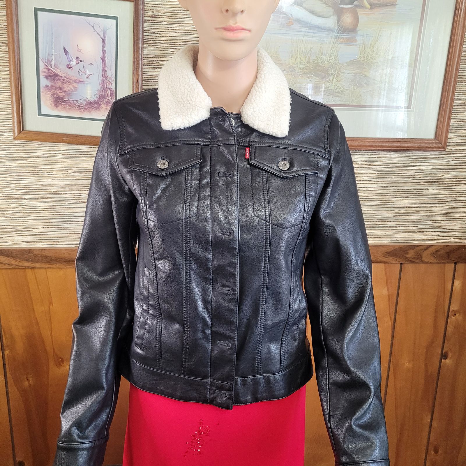 Levis Faux Leather Jacket