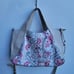 lucky brand Lika Leather Satchel Cream Floral Crossbody Strap Included