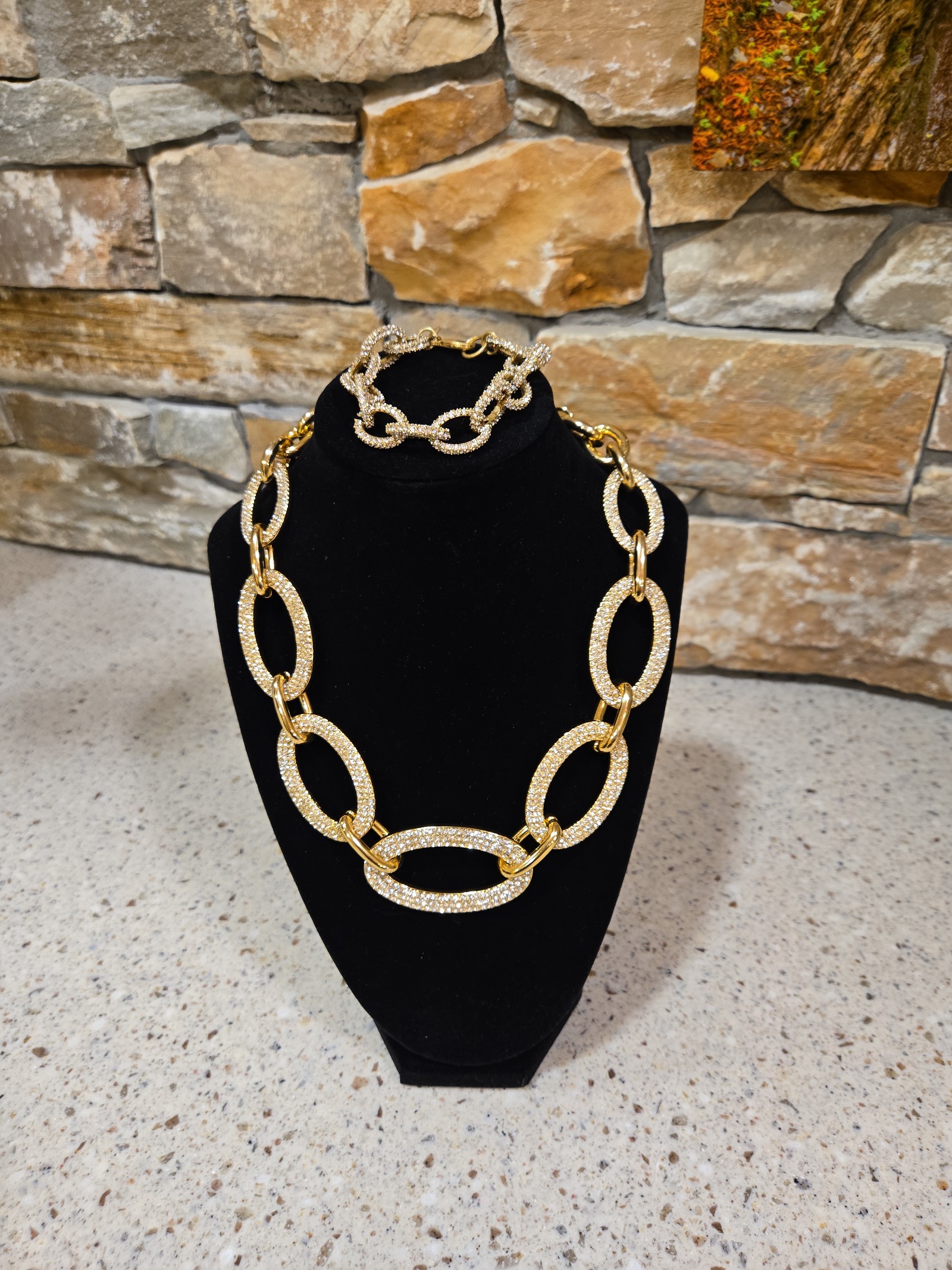 J. Crew necklace and bracelet
