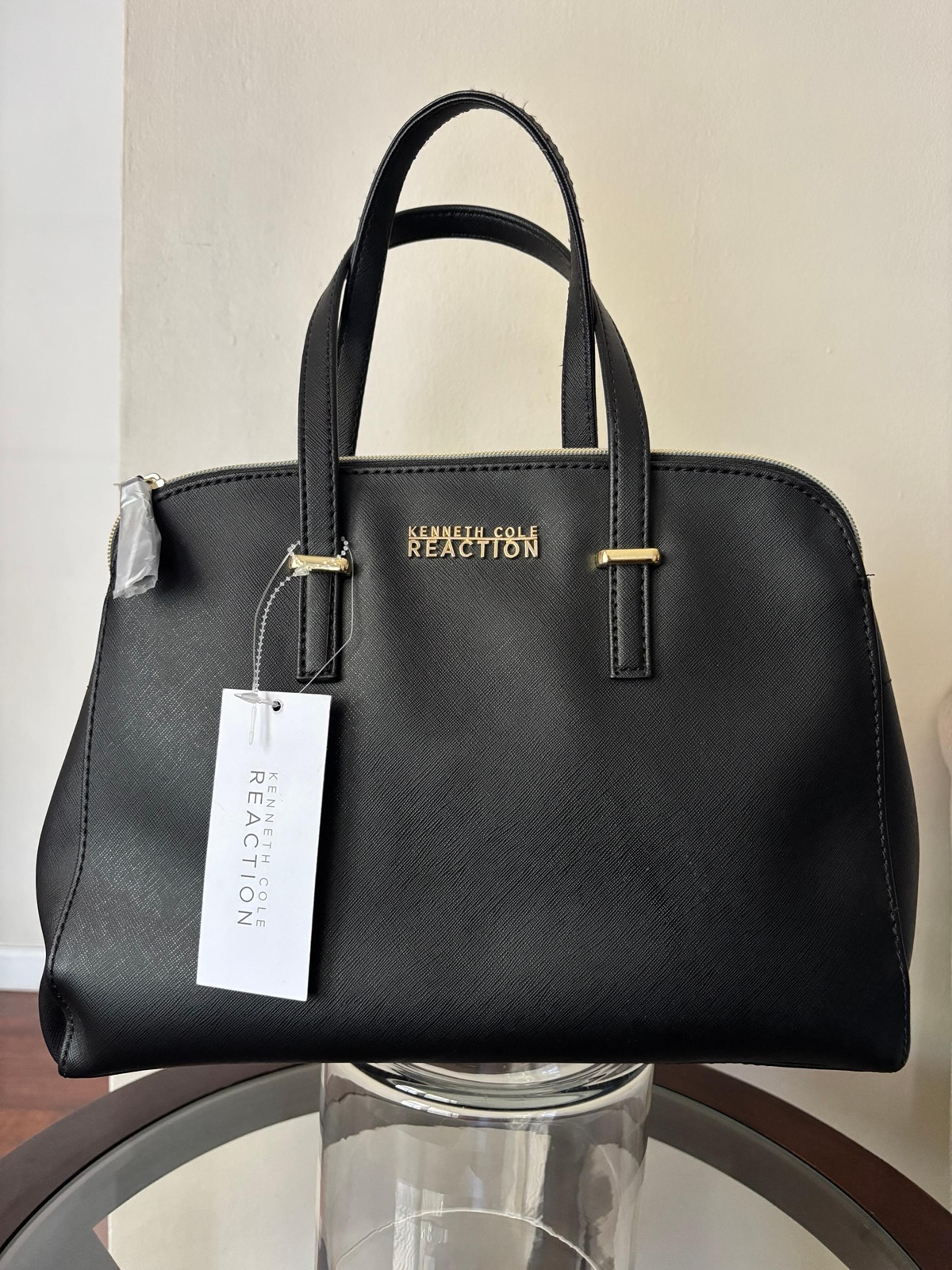REACTION KENNETH COLE BLACK HANDBAG