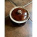 Brown Vintage Cooking Pot with Lid