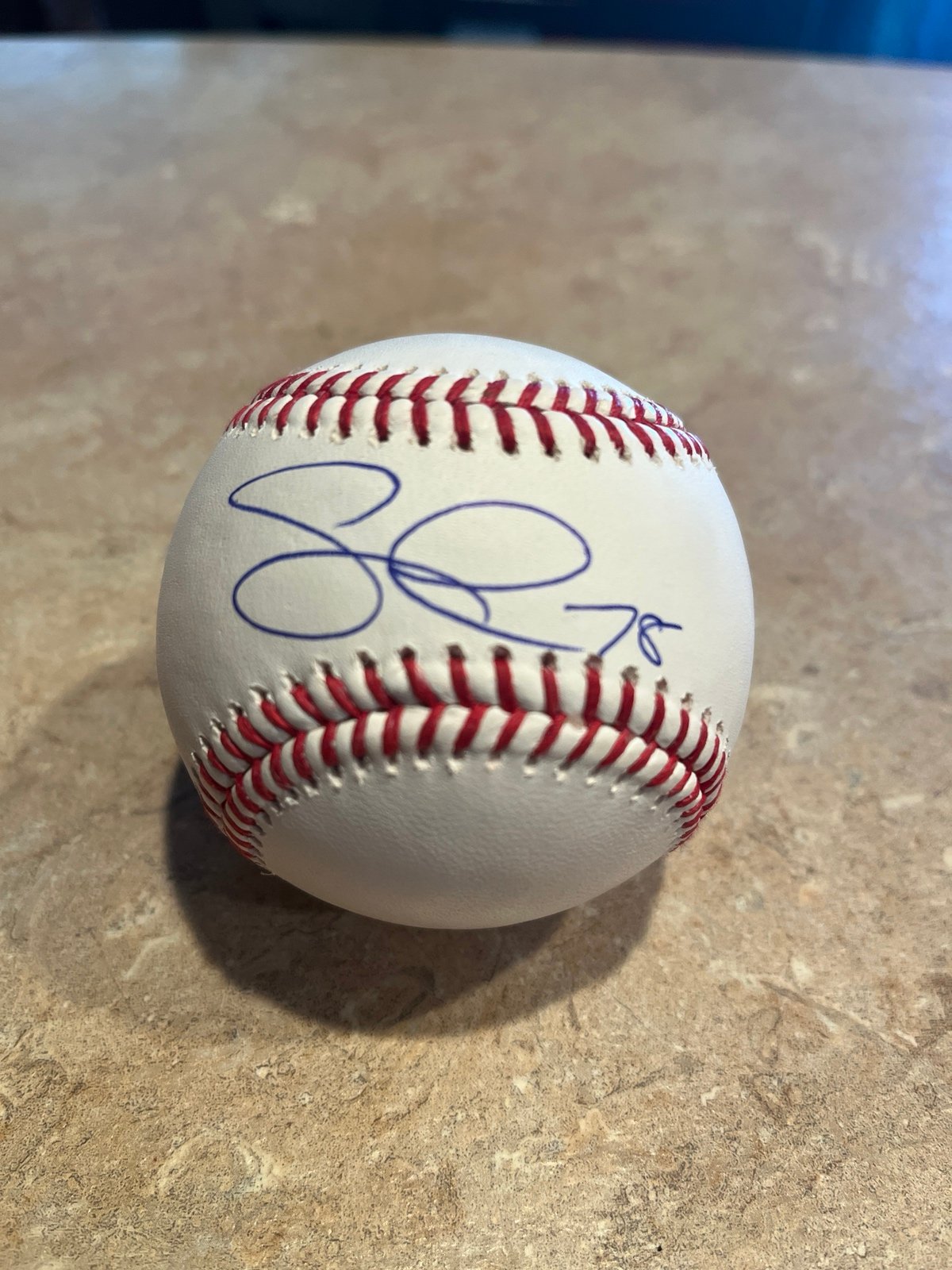Simeon Woods Richardson Signed Baseball Twins