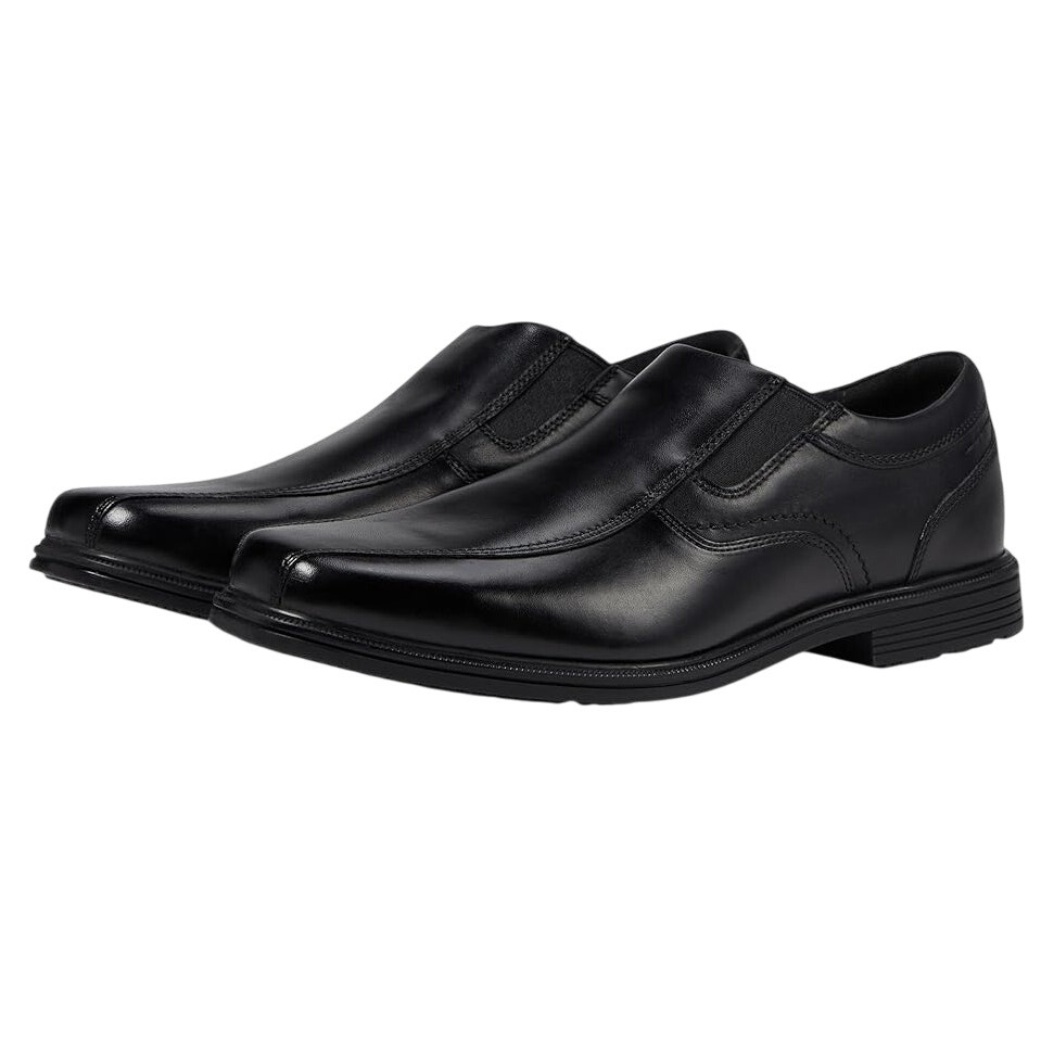 Rockport Mens Taylor Slip-On Loafers US 10.5 XWIDE Black Leather Waterproof NIB