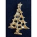 Christmas Holiday Tree Brooch Green Gold Jewelry