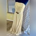 NEW! LAUREN RALPH LAUREN Gold Shimmer Strapless Evening Dress Gown