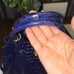 Brahmin Elise Navy Blue Leather Shoulder Bag