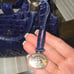 Brahmin Elise Navy Blue Leather Shoulder Bag