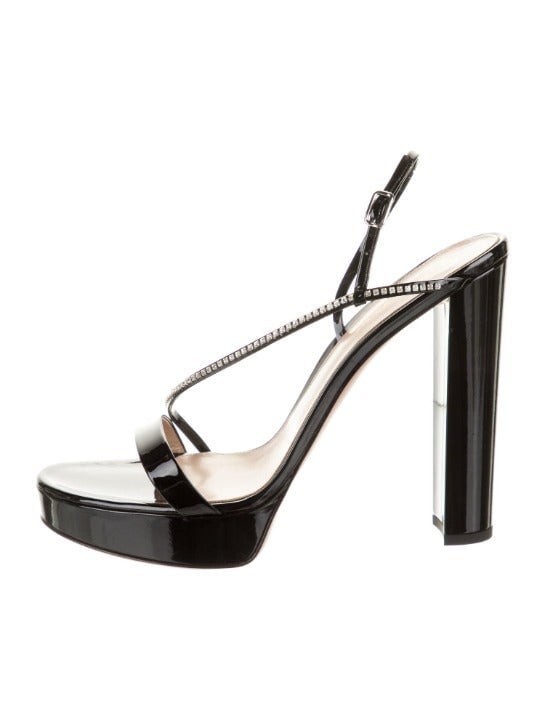 Gianvito Rossi Leather Upper Sandals Mercari