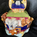 Noah's Ark Cookie Jar Ceramic 11-3/4 x 10 W Colorful Cookie Jar Firm