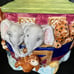 Noah's Ark Cookie Jar Ceramic 11-3/4 x 10 W Colorful Cookie Jar Firm