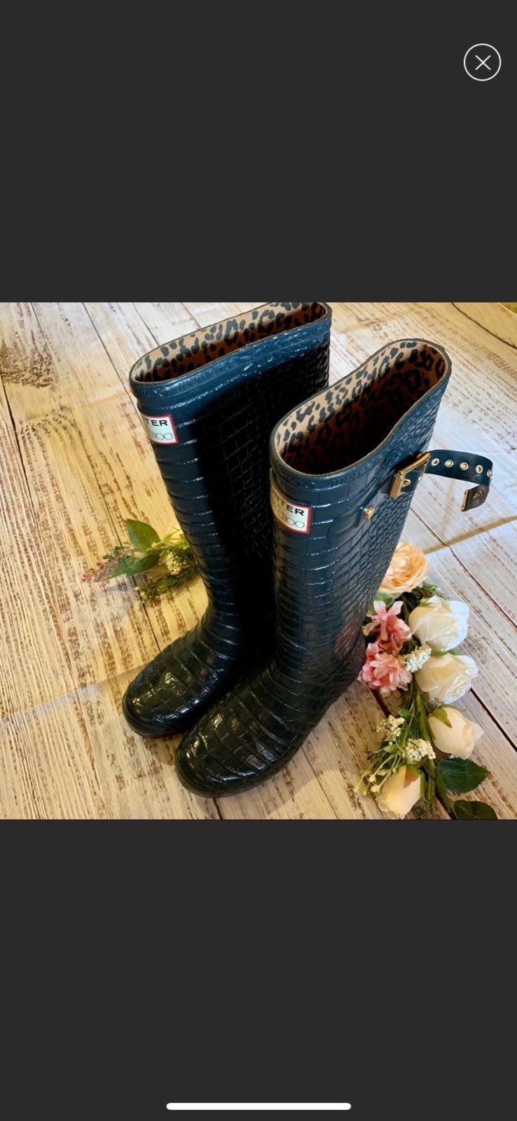 Hunter & Jimmy Choo rain boots | eBay