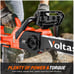 Voltask Cordless Chainsaw, 20V 10-Inch Electric Chainsaw with Auto Tensioning &