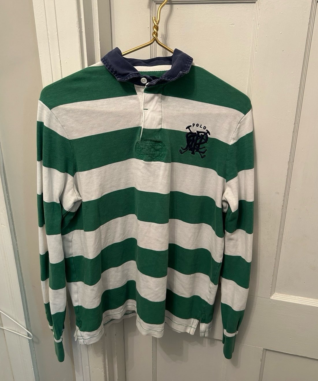 Men’s Vintage Polo Ralph Lauren Striped Rugby Shirt size M