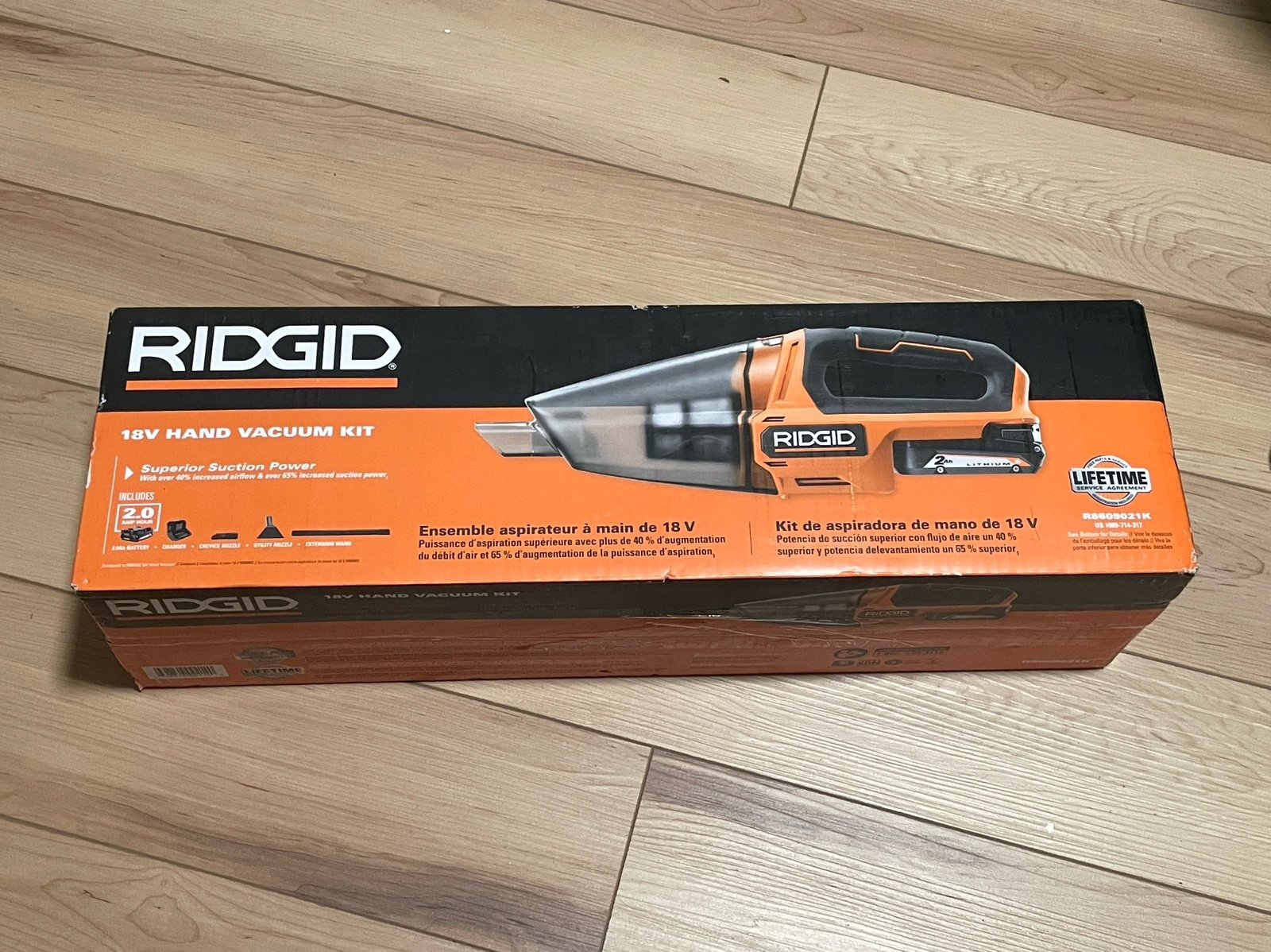 Ridgid 18V Vacuum Kit