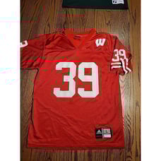 Adidas Wisconsin Badgers Jersey Youth Size Large 14-16 NCAA COLLEGE FOOTBALL