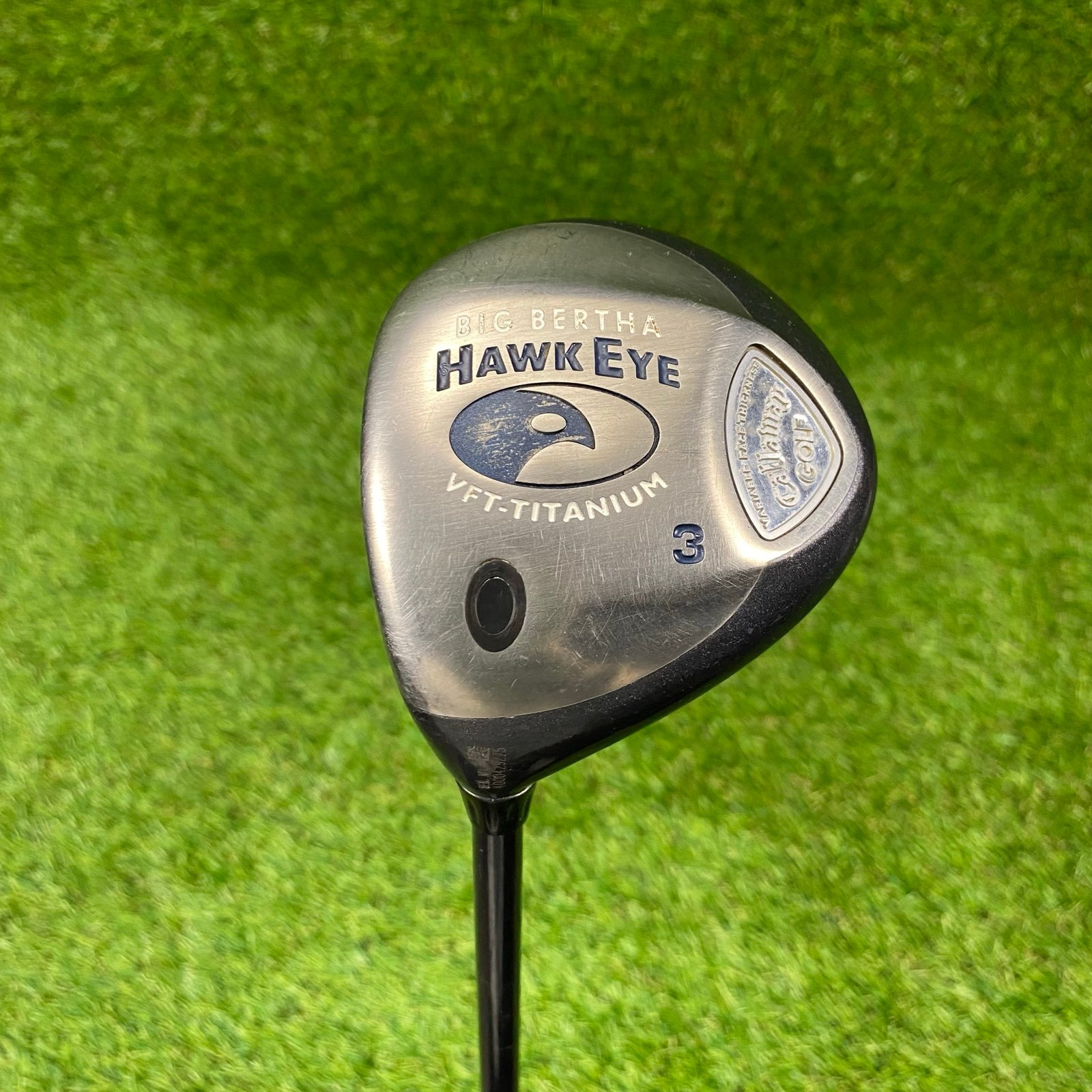 LH Callaway Big Bertha Hawk Eye VFT-Titanium 3 Fairway Wood ⛳️ Big Bertha shaft