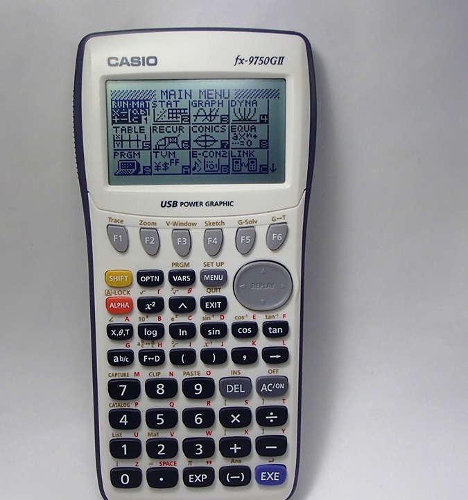 Casio fx-9750GII Standard Graphing Calculator Used