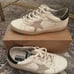 Womens Golden Goose Superstar White Black 41