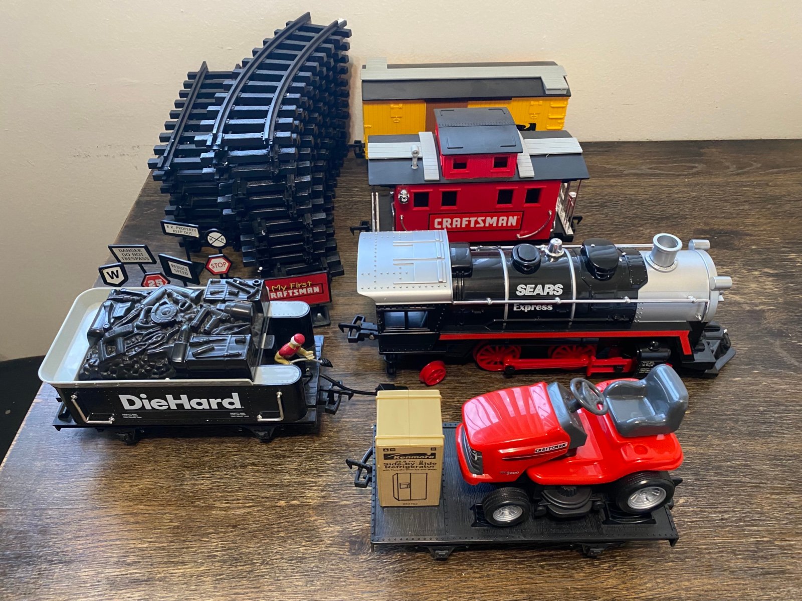 2003 Sears Express My First Craftsman RC Model Train Set G Gauge NO CONTROLLER I