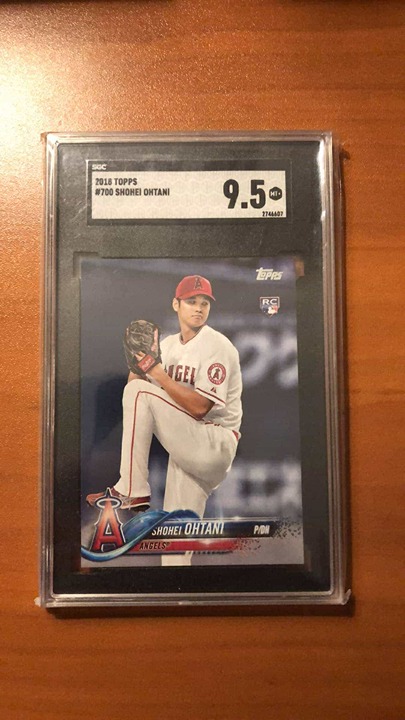 SHOHEI OHTANI 2018 TOPPS PITCHING #700 GEM MT RC JAPAN SGC 9.5
