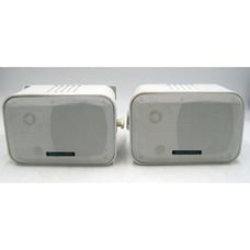 Pair of Design Acoustics CS Satellite Speakers Indoor/Outdoor W/Brackets