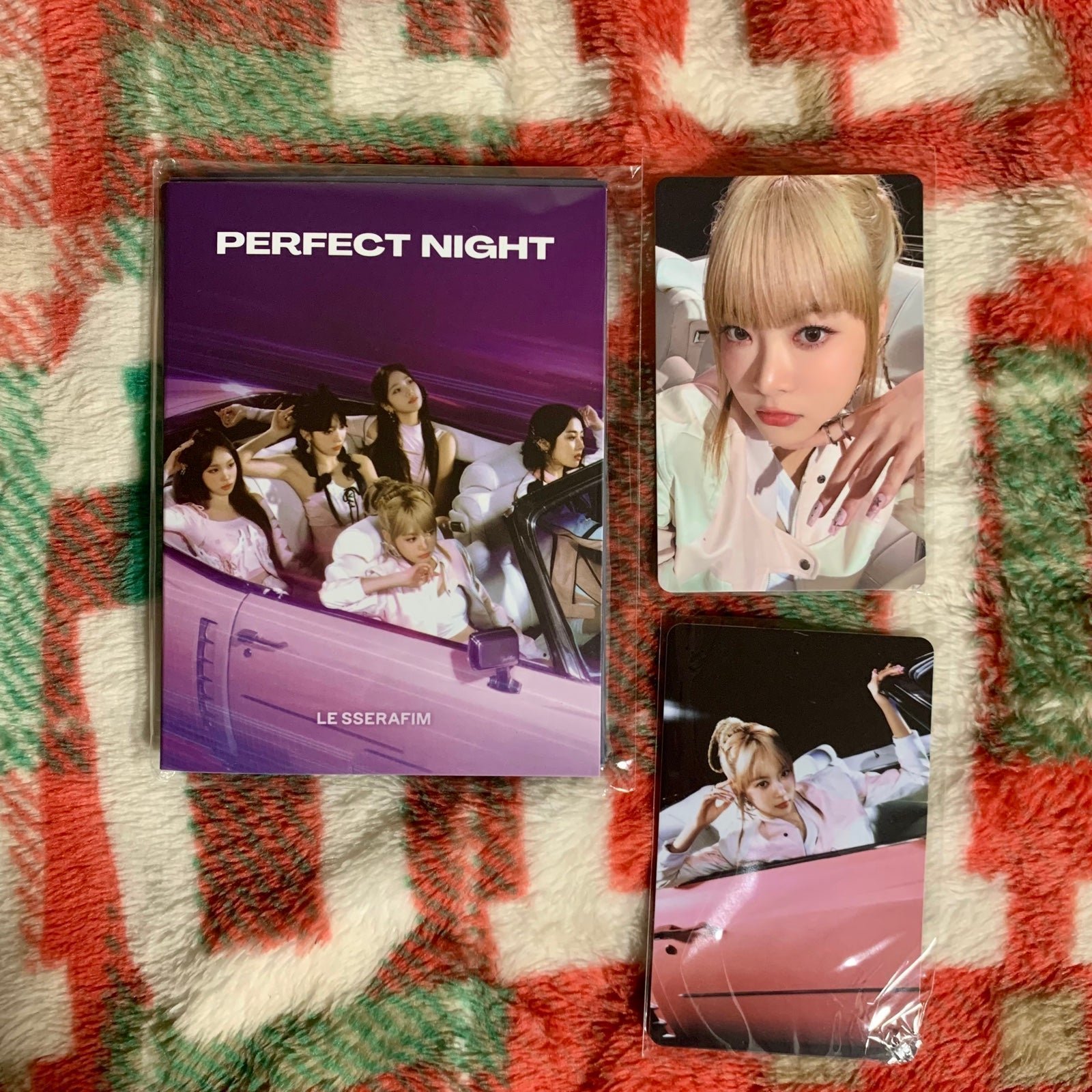 Lesserafim EUNCHAE perfect night qq music nft pob eunchae photocard set