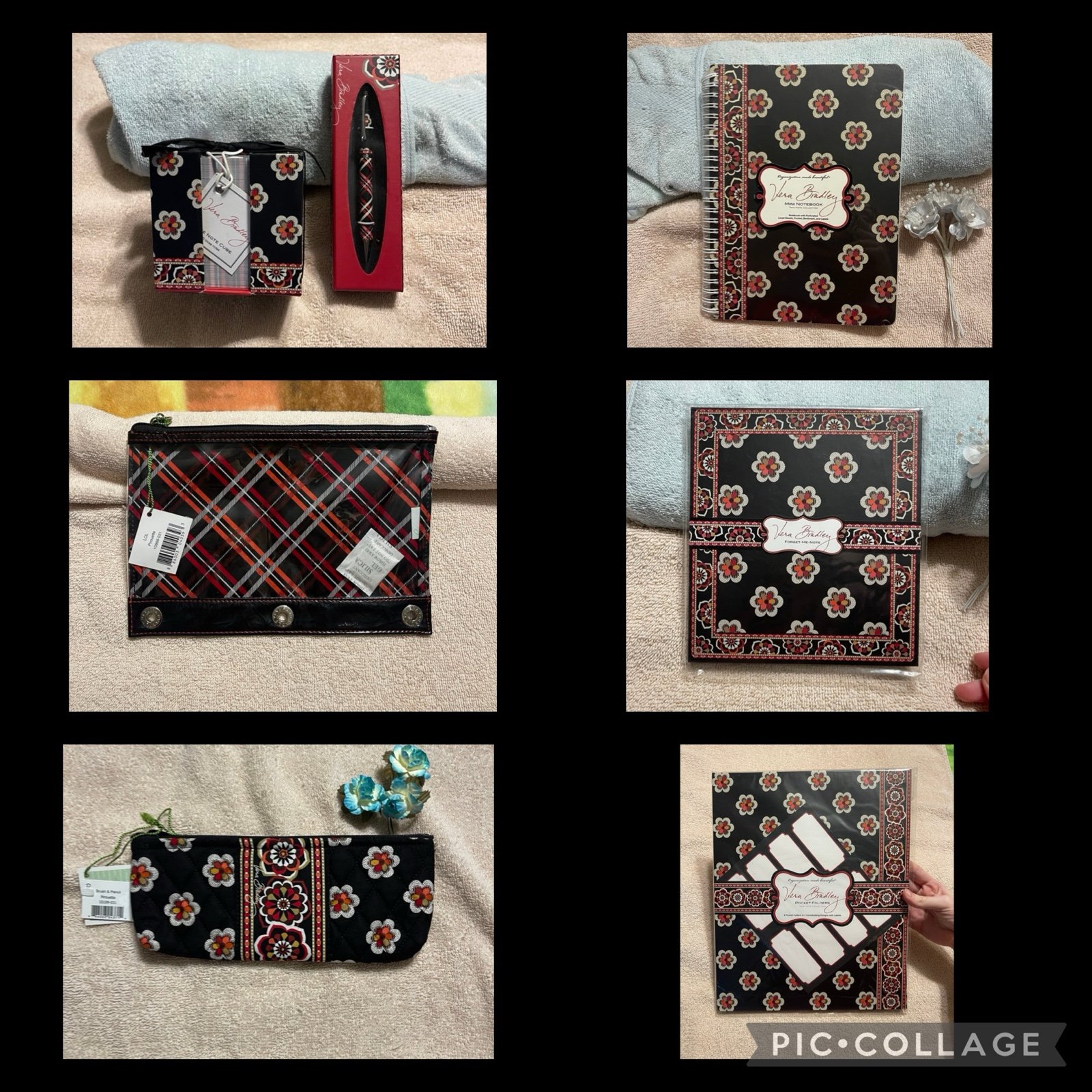 RESERVED for Fatgrernlady09 Vera Bradley Pirouette bundle