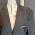 Men’s Gray Slim Fit 2 Piece Suit One Button Size 40 Jacket 36 Pants NWT