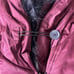Soia & Kyo Burgundy Longline Raccoon Fur Trim Hood Down Parka Jacket Women's XS