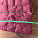 Soia & Kyo Burgundy Longline Raccoon Fur Trim Hood Down Parka Jacket Women's XS