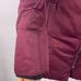 Soia & Kyo Burgundy Longline Raccoon Fur Trim Hood Down Parka Jacket Women's XS