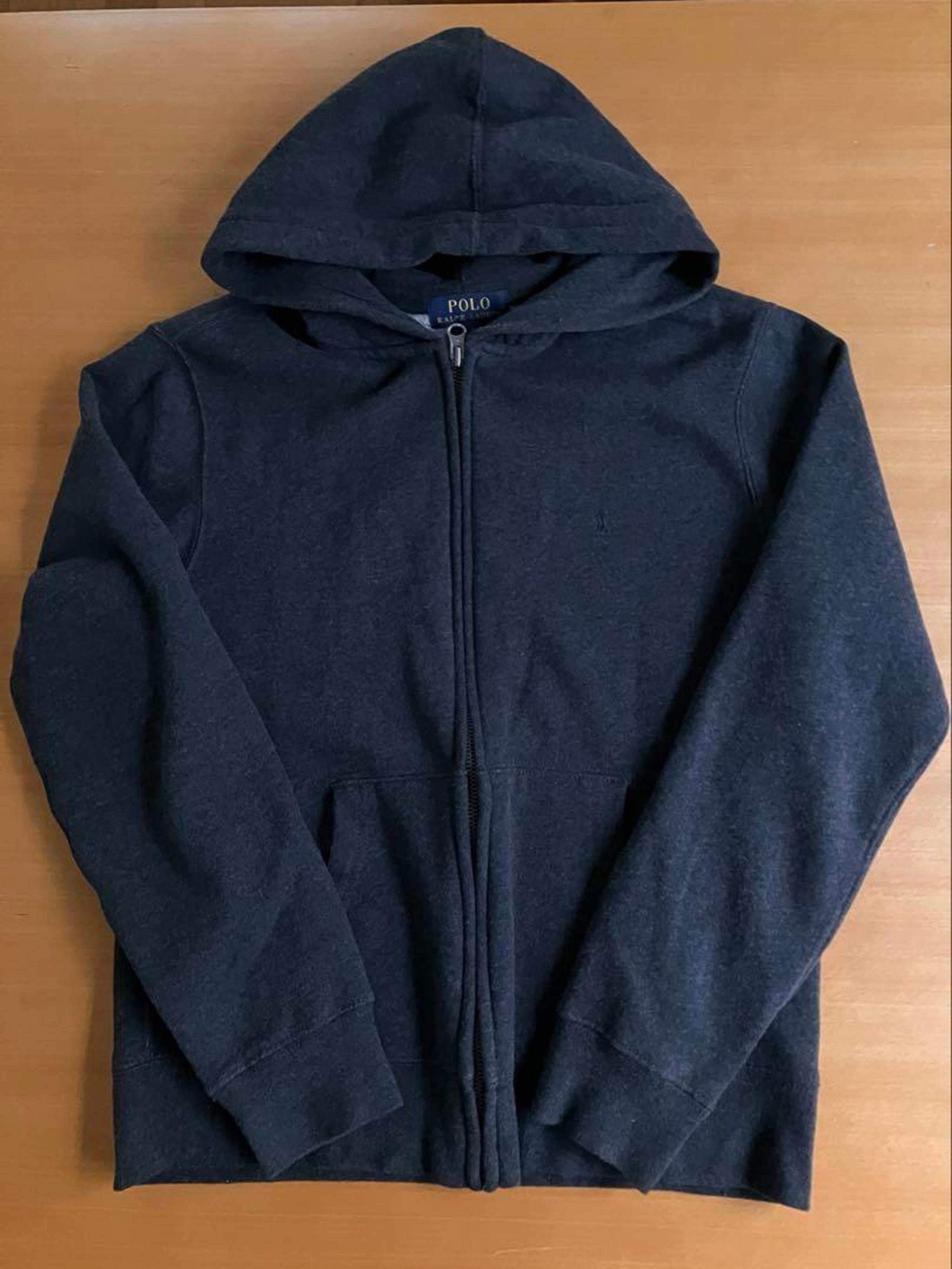 Polo Ralph Lauren Fleece Hoodie Boys L Charcoal