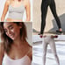 NEW Free People Great Karma leggings & Skinny Strap Seamless Bramis SET