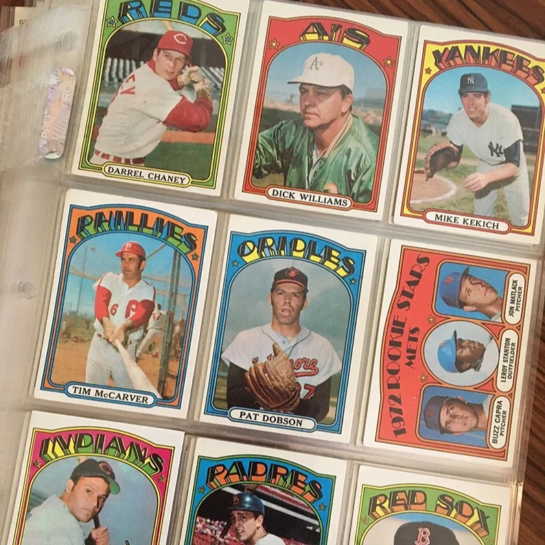 Vintage 1972 Topps Baseball cards. Series 2. Lot of 133 cards - Multiple Hall of