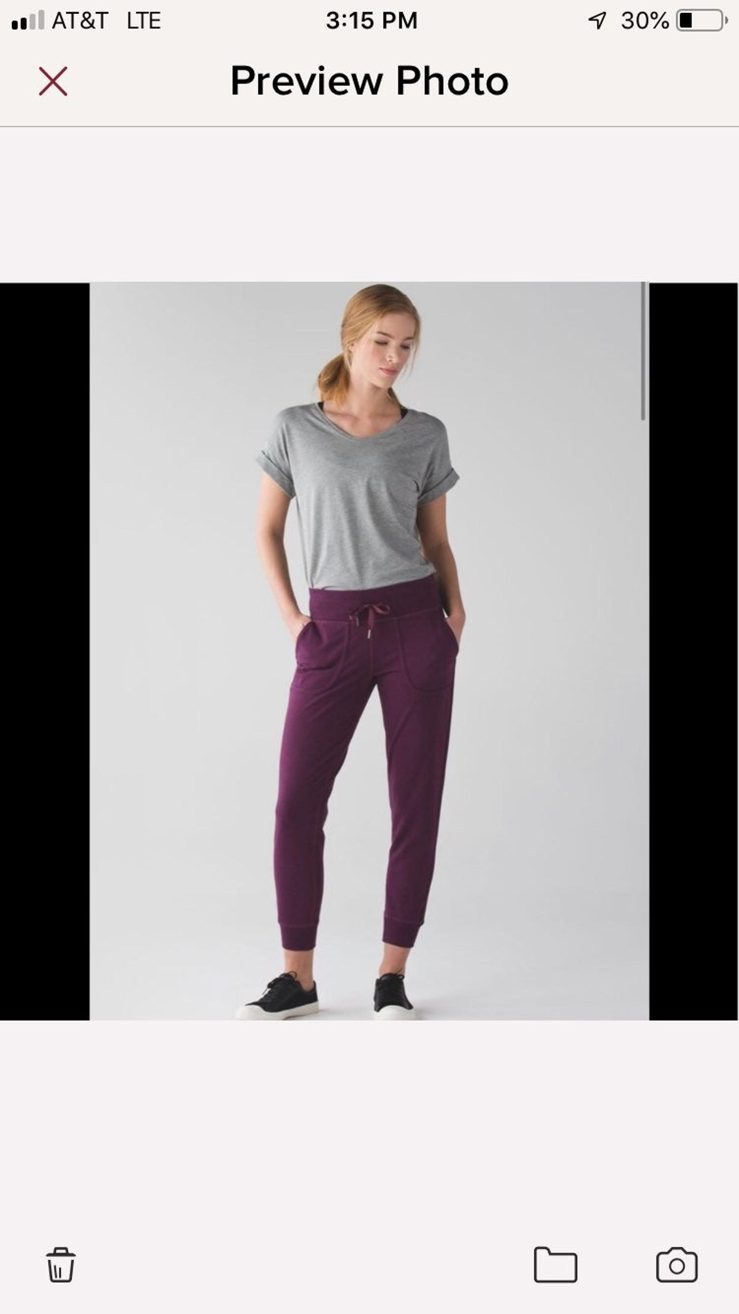 Lululemon Comfy As Sweat Pant Heathered